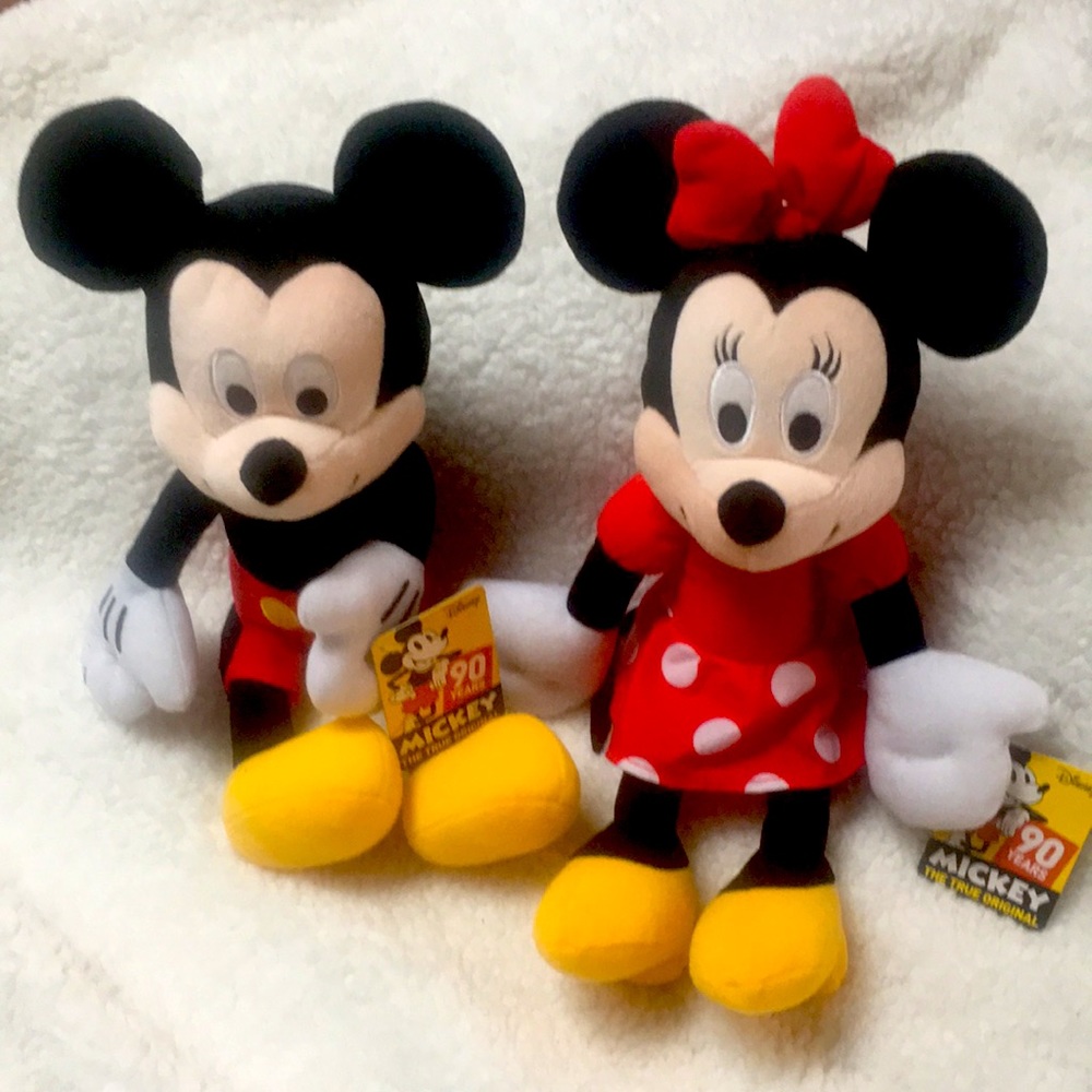 Mickey and Minnie Mouse Plush Kohl's Cares Dolls